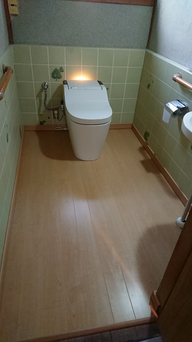 配管漏水 トイレ改修工事 神戸市西区で注文住宅や水回り 内装など住宅リフォームをお探しなら山口工務店